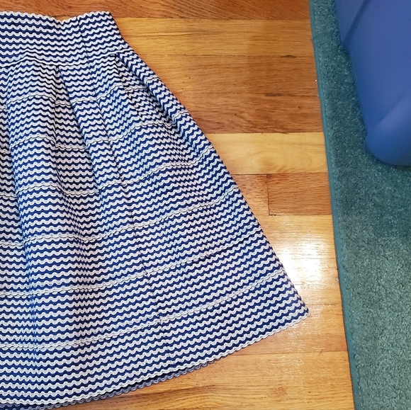 Alythea Navy and White Skirt - Picture 6 of 6
